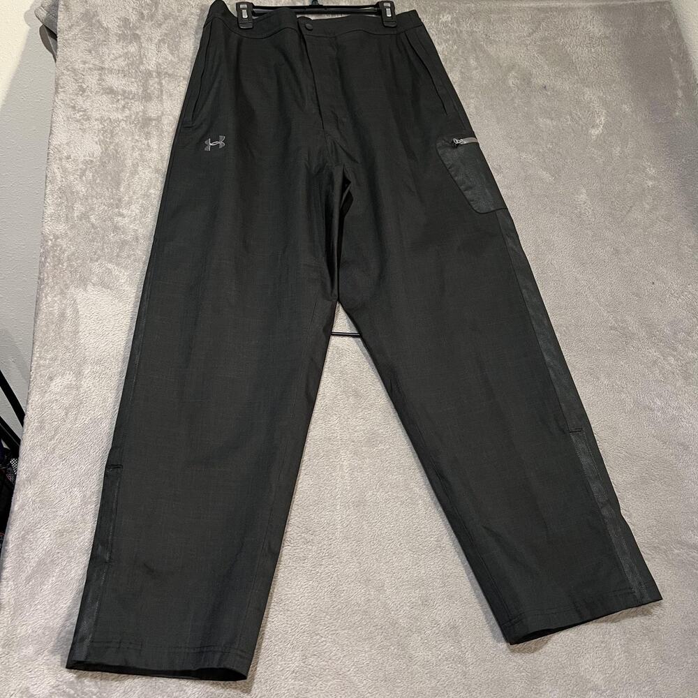 Under Armour Team Armourstorm Pants Mens XL Gray Waterproof Athletic